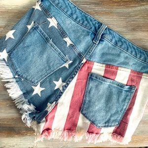 American Flag Shorts